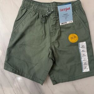 Cat & Jack Olive Green Shorts5T, XS(4/5) #654